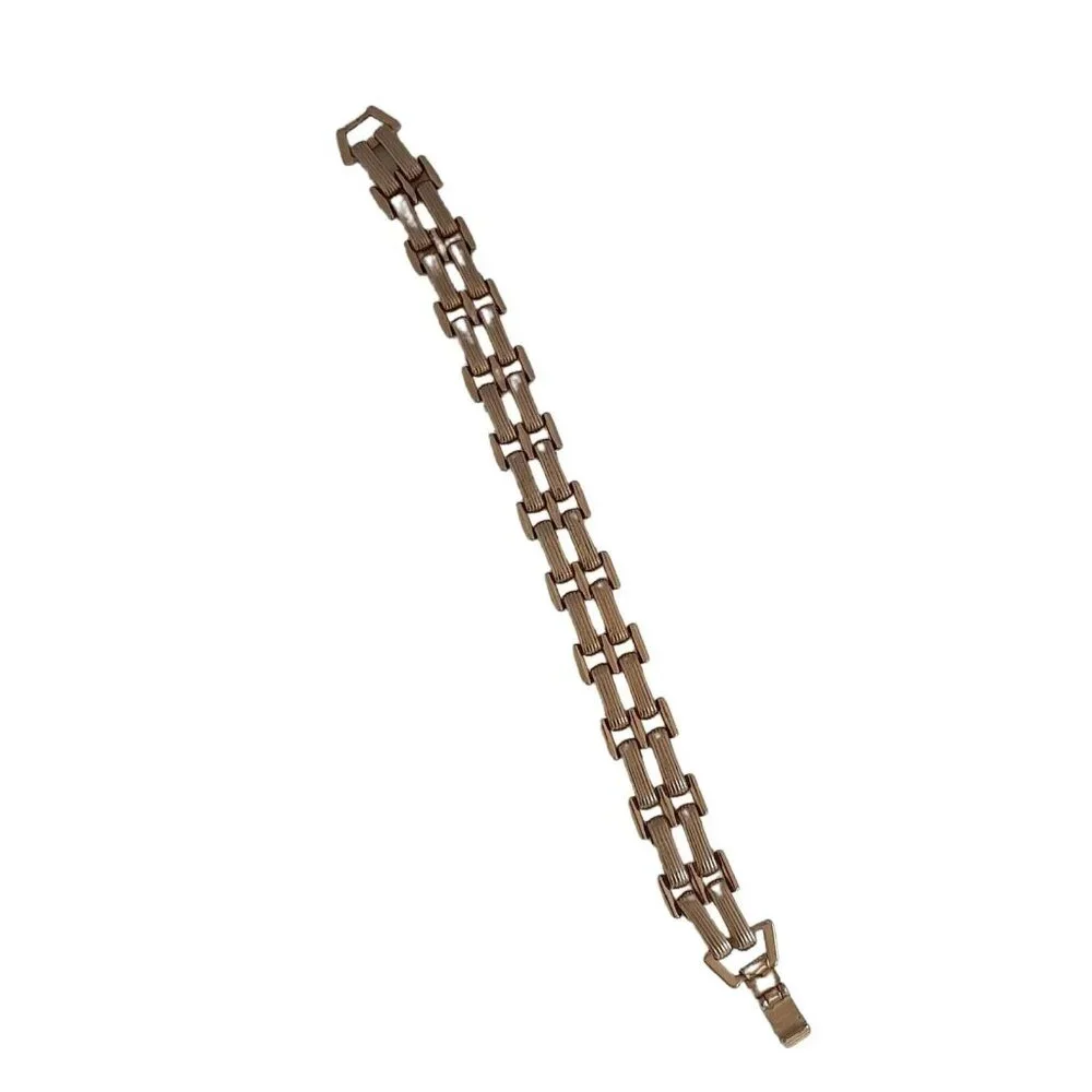 Vintage Gold-Tone Link Bracelet